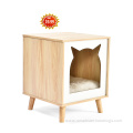 Big Sale Cat Wooden Furniture Cat House With Removable Cat Bed